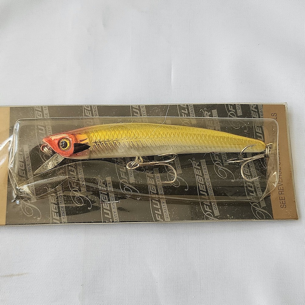 Pflueger Twitch-N-Minnow Fishing Lure PM11015 Clown, New Sealed Vintage Rare og